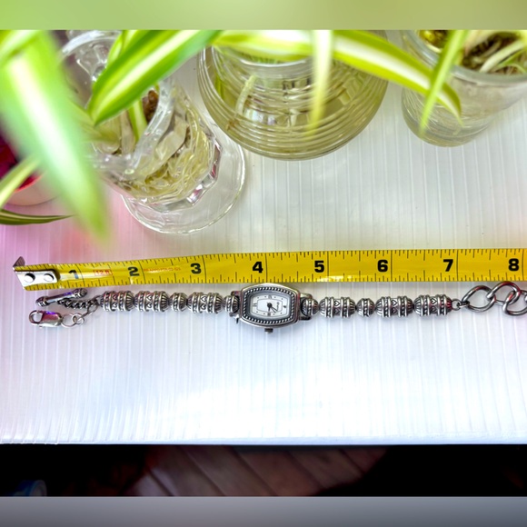 Brighton Arabia Silver Beaded Bracelet Watch - Picture 1 of 6